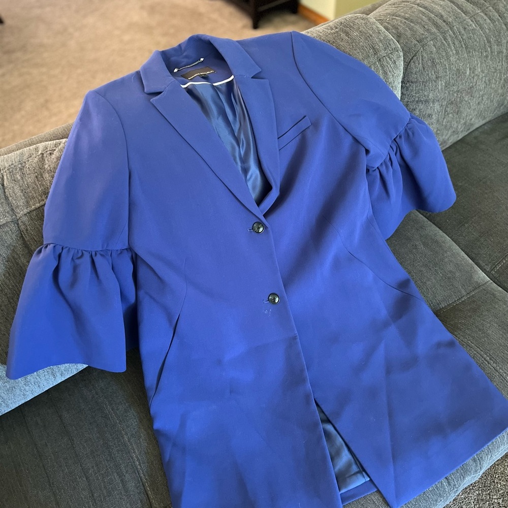 Royal Blue Banana Republic Blazer Coat- Women’s M